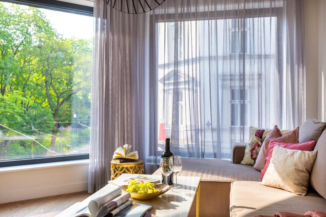 Apartamento Modern View Of Planty Park Cracovia Exterior foto